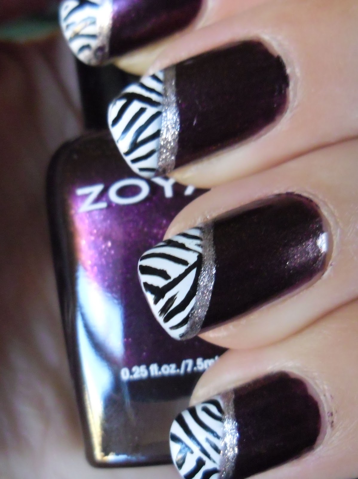 Nail Art Pictures zebra nails